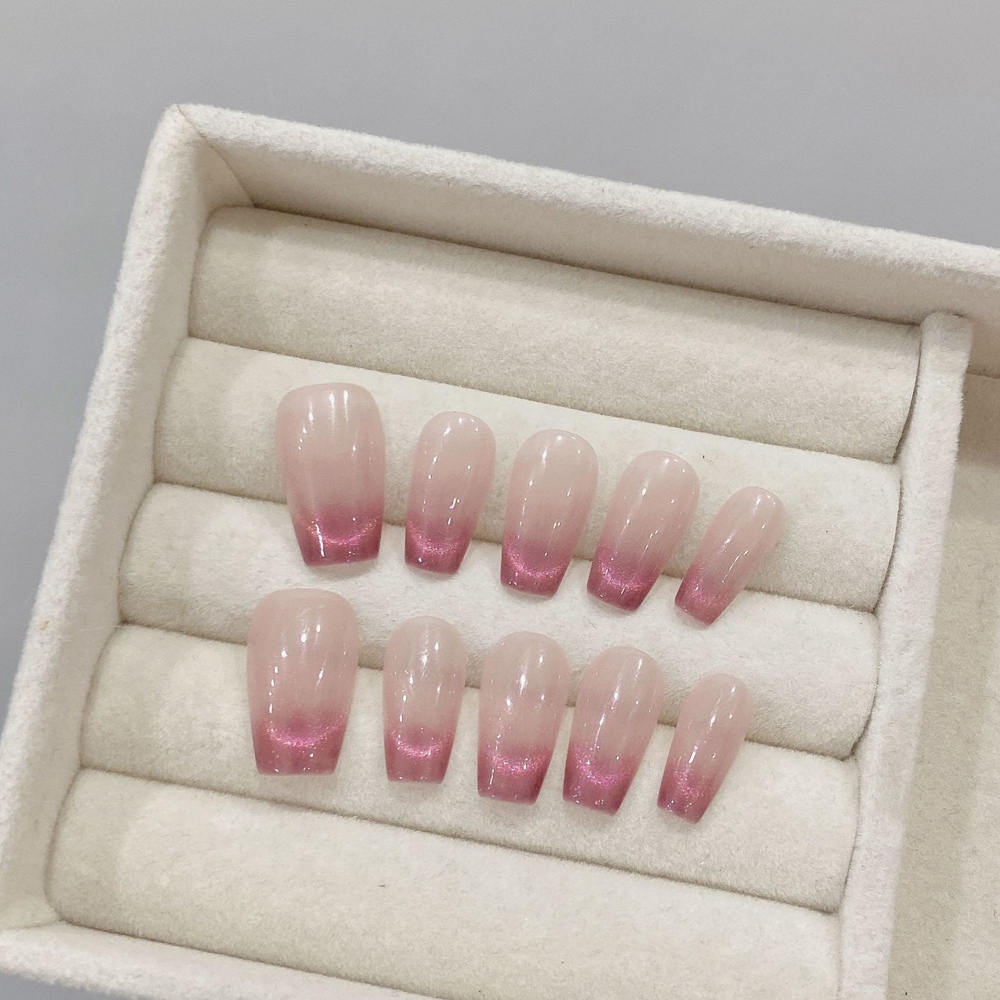 Handmade อัลมอนด์กดบนเล็บ Simp - Nail Art Simple บทวิจารณ์และราคา