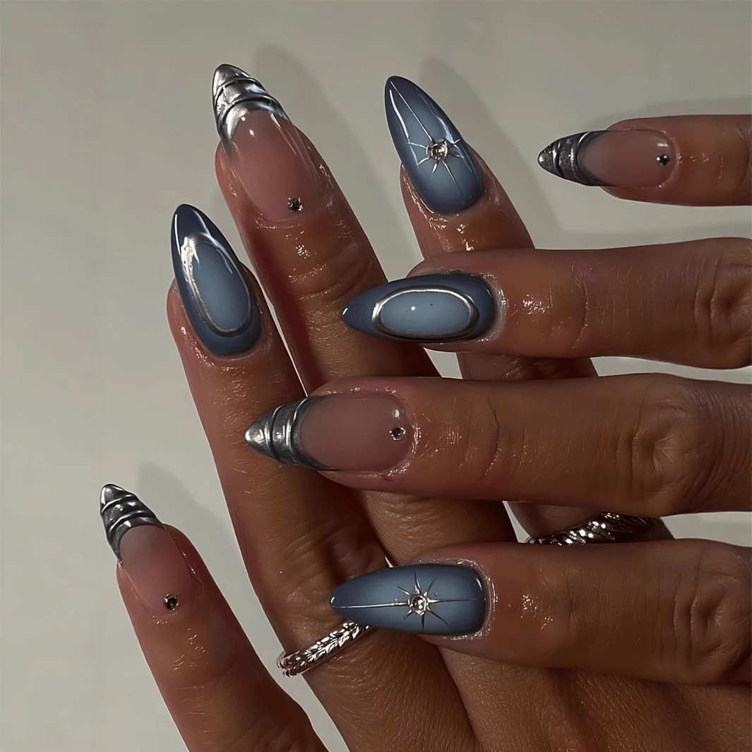24 ชิ้นสั้นอัลมอนด์เล็บชุดเต็ม - Nail Art French Nails บทวิจารณ์และราคา