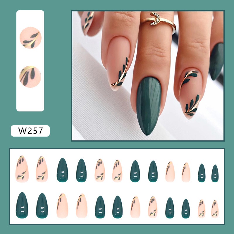 24 ชิ้น/เซ็ตความยาวปานกลางอัลม - Nail Art Pink บทวิจารณ์และราคา