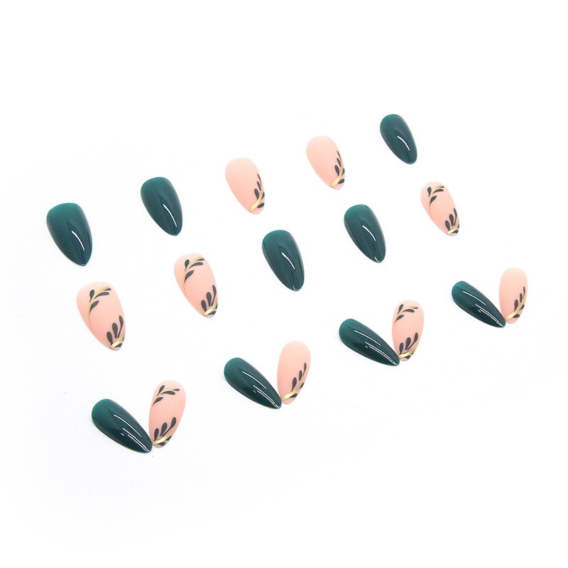 24 ชิ้น/เซ็ตความยาวปานกลางอัลม - Nail Art Pink บทวิจารณ์และราคา