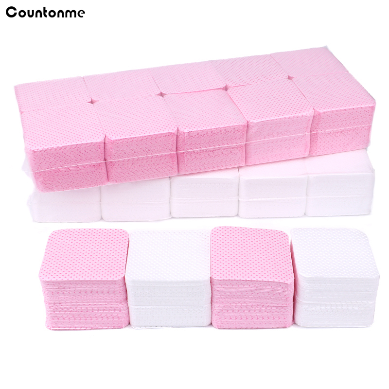 แผ่นเช็ดทำความสะอาดเล็บแบบไม่ม - Nail Art Pink บทวิจารณ์และราคา