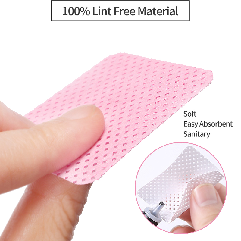 แผ่นเช็ดทำความสะอาดเล็บแบบไม่ม - Nail Art Pink บทวิจารณ์และราคา