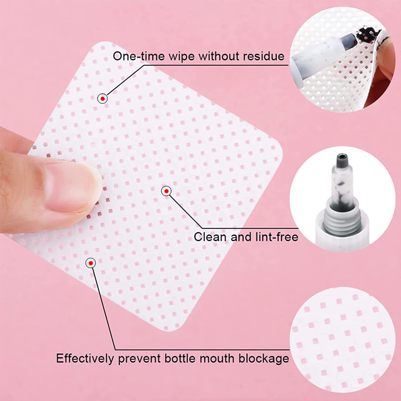 แผ่นเช็ดทำความสะอาดเล็บแบบไม่ม - Nail Art Pink บทวิจารณ์และราคา