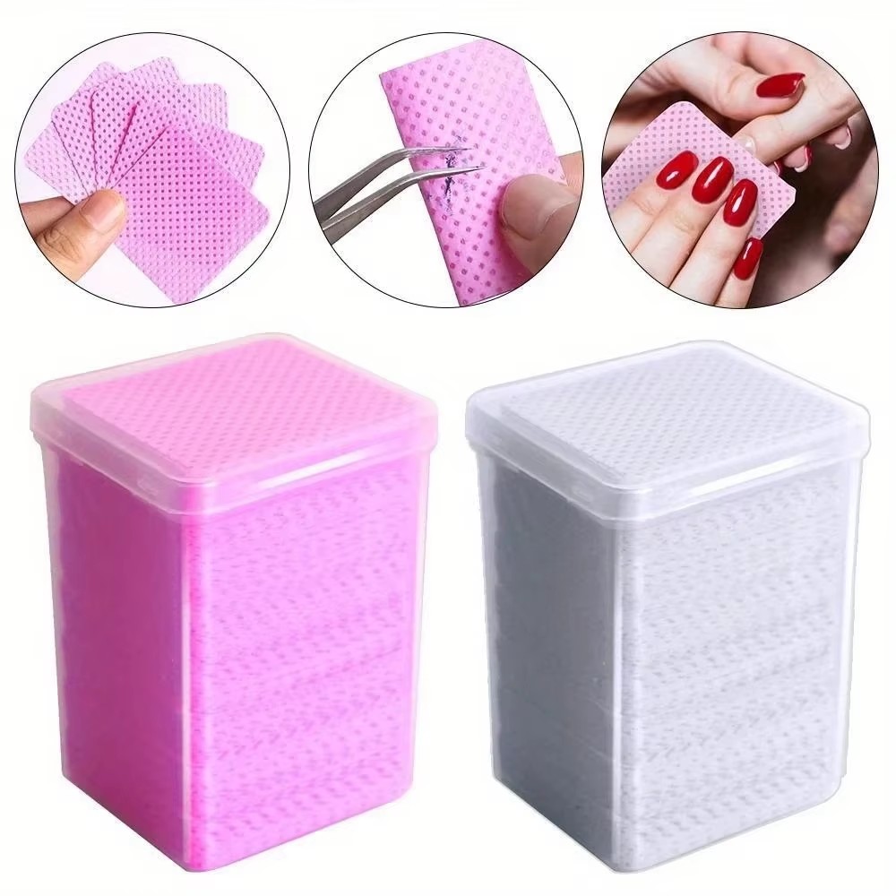 200 ชิ้น แผ่นเช็ดทำความสะอาดเล - Nail Art Pink บทวิจารณ์และราคา