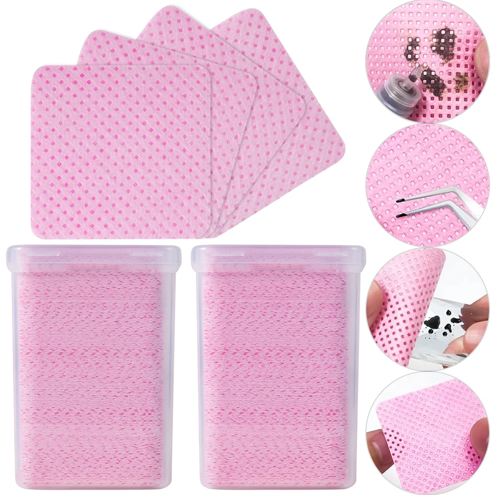 200 ชิ้น แผ่นเช็ดทำความสะอาดเล - Nail Art Pink บทวิจารณ์และราคา