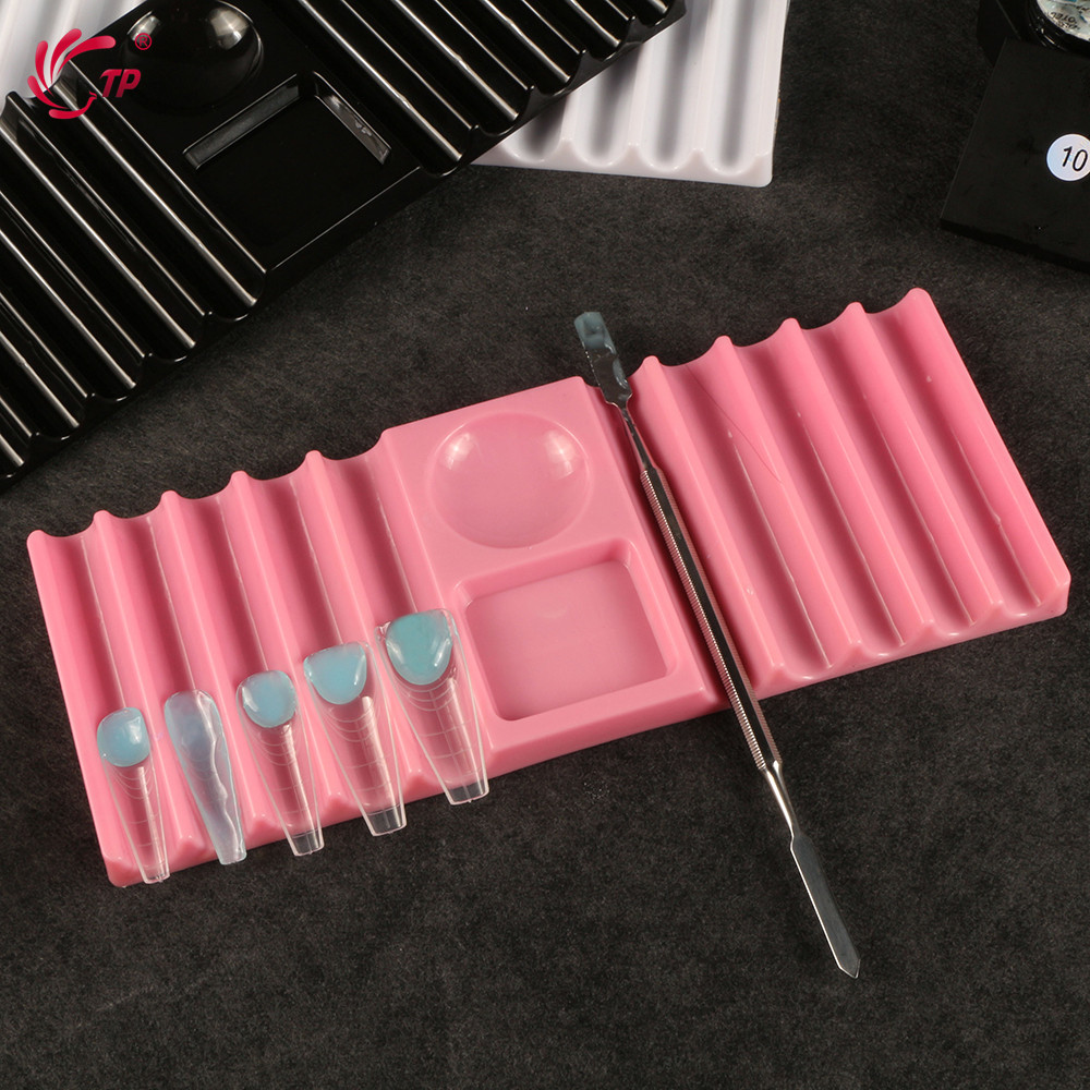 ที่วางปากกาพลาสติกแบบสองช่องสำ - Nail Art Simple บทวิจารณ์และราคา