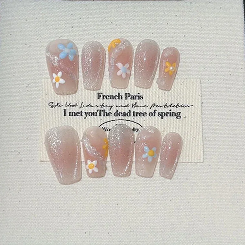 10pcs น่ารัก Handmade Cat Eye  - Nail Art Pink บทวิจารณ์และราคา