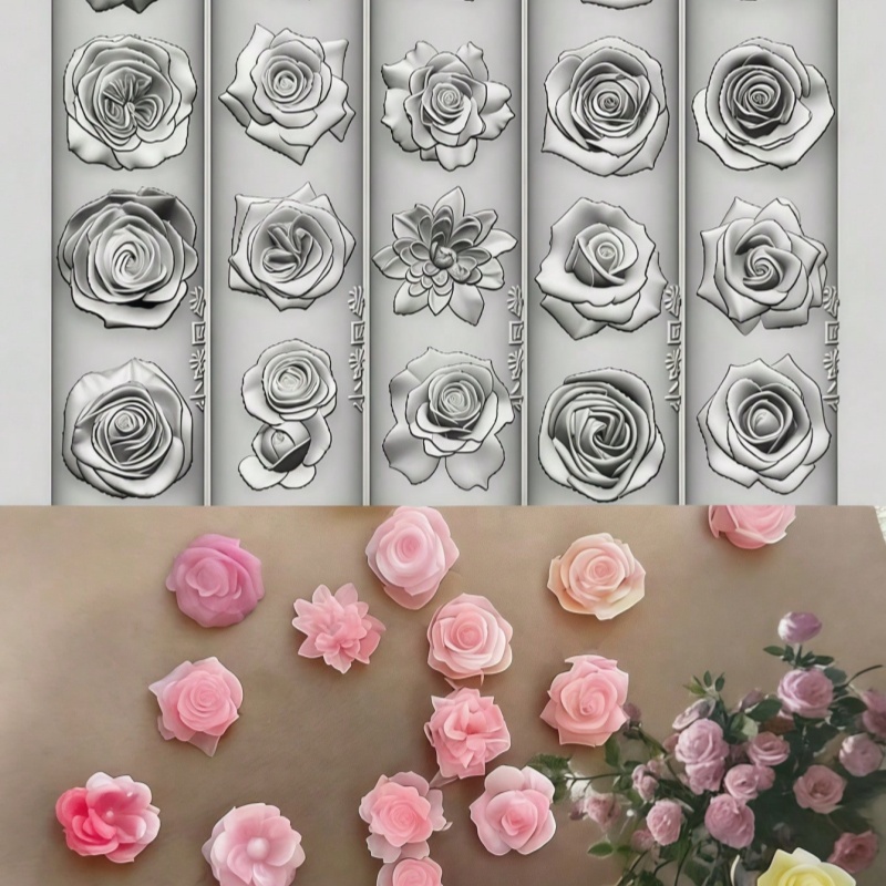 แม่พิมพ์ลายเล็บรูปมงกุฎหงส์สุด - Nail Art Vintage บทวิจารณ์และราคา