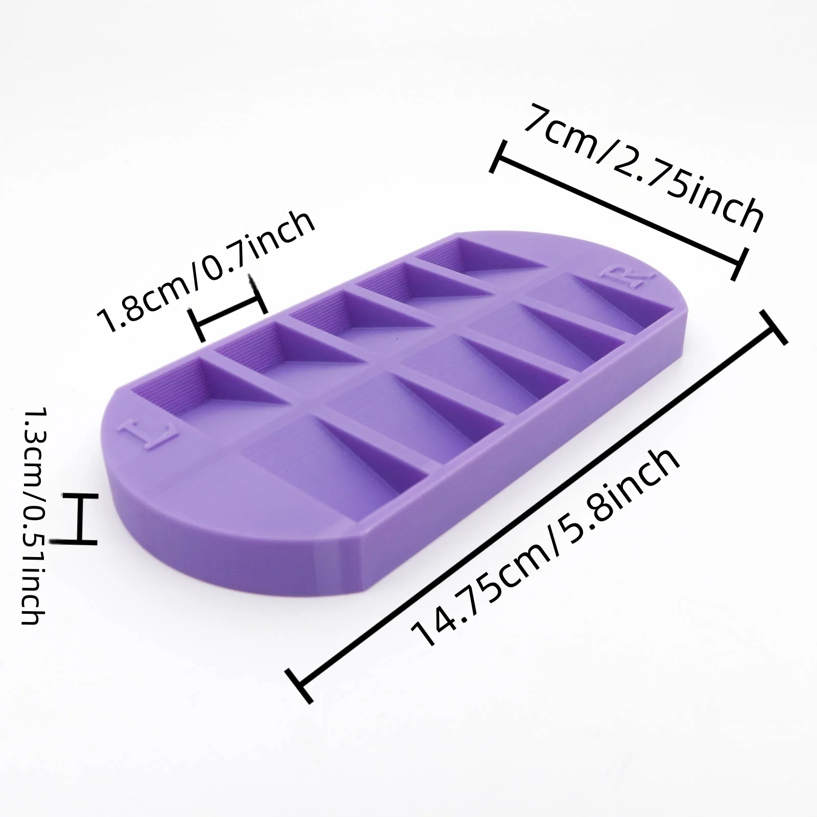 ถาดเก็บปลายเล็บ 8 ช่อง พร้อมสั - Nail Art Vector บทวิจารณ์และราคา