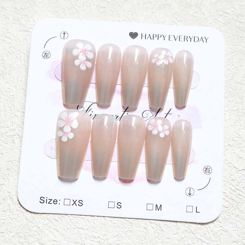 10 ชิ้นผู้หญิงสไตล์ฝรั่งเศส Hi - Nail Art French Nails บทวิจารณ์และราคา