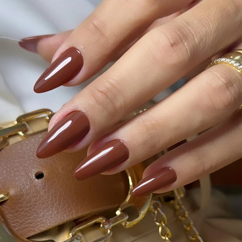 ชุดเล็บปลอมสีพื้น 24 ชิ้น สีแด - Nail Art Simple บทวิจารณ์และราคา
