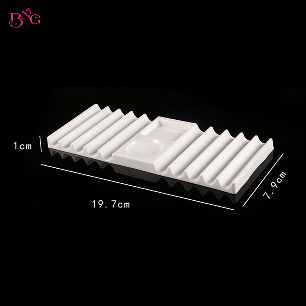 ที่วางปากกาพลาสติกแบบสองช่อง B - Nail Art Vector บทวิจารณ์และราคา