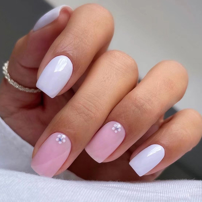 24 ชิ้นสีทึบเต็มเล็บเคล็ดลับสี - Nail Art Simple บทวิจารณ์และราคา