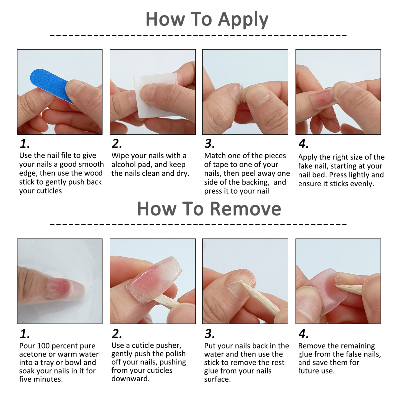10 ชิ้นน่ารักสั้นรอบ Handmade  - Nail Art Glossy บทวิจารณ์และราคา