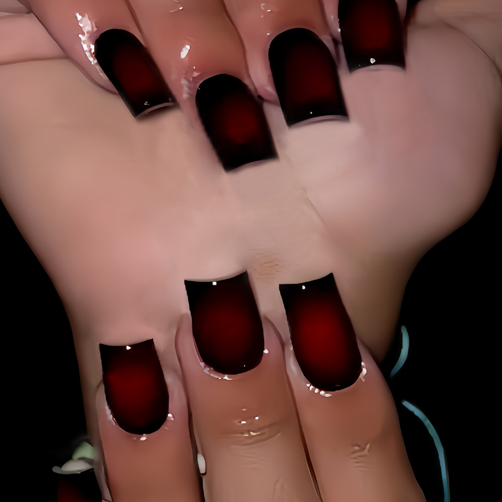 เล็บปลอมทรงสั้นทรงเหลี่ยมสำหรั - Nail Art Pink บทวิจารณ์และราคา