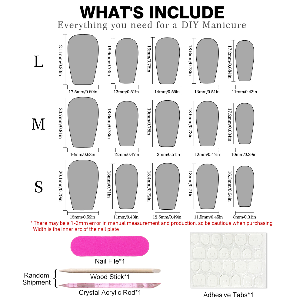 10 ชิ้น/เซ็ตสีชมพูGradient Han - Nail Art Simple บทวิจารณ์และราคา