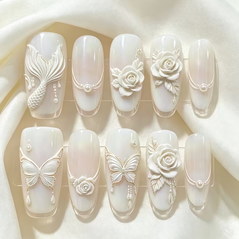 แม่พิมพ์ซิลิโคนลายปั๊มนูนรูปปิ - Nail Art Vintage บทวิจารณ์และราคา