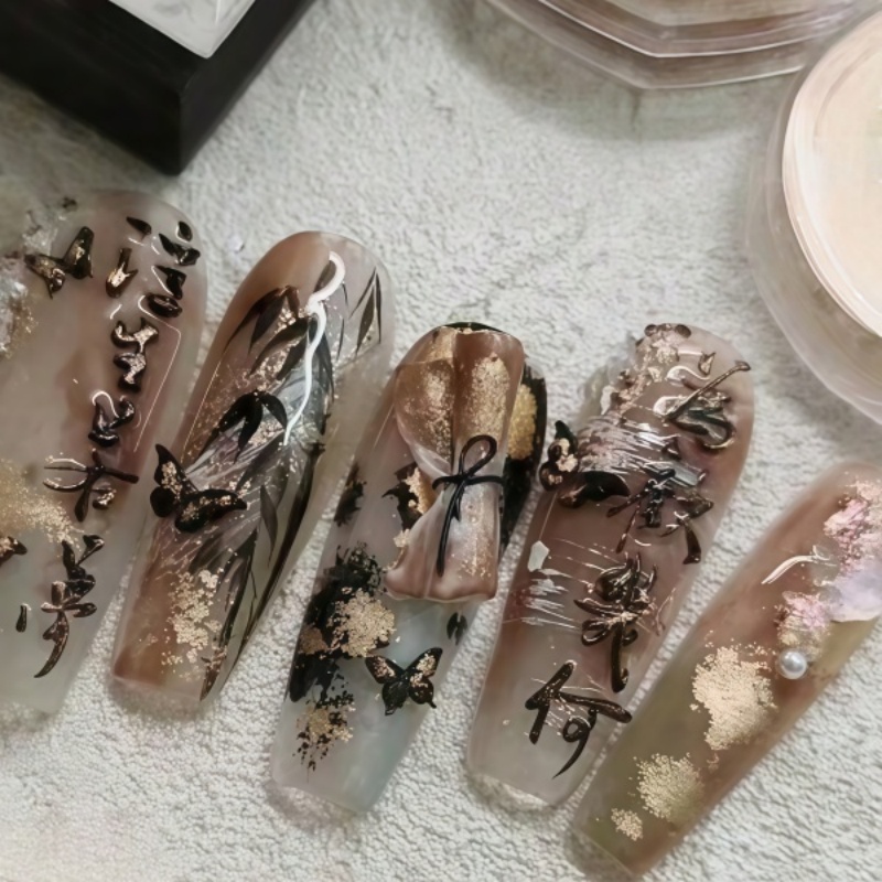 แม่พิมพ์ซิลิโคนลายหนังสือโบราณ - Nail Art Vintage บทวิจารณ์และราคา
