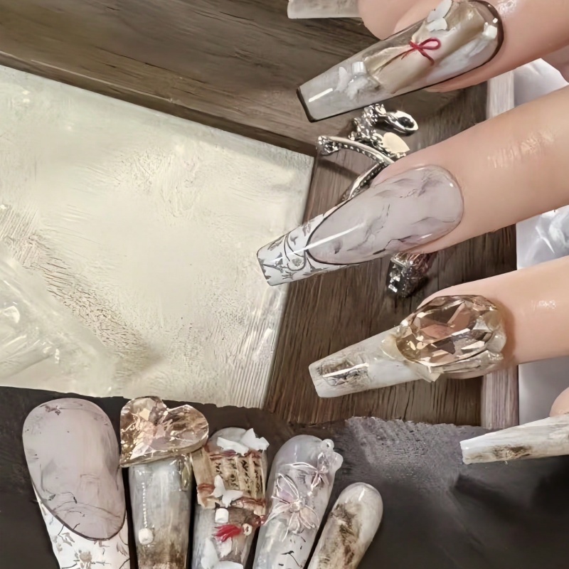 แม่พิมพ์ซิลิโคนลายหนังสือโบราณ - Nail Art Vintage บทวิจารณ์และราคา