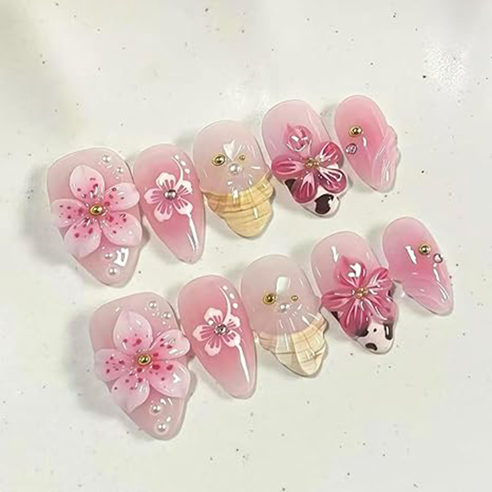 แม่พิมพ์ซิลิโคนลายดอกไม้ 3 มิต - Nail Art Vintage บทวิจารณ์และราคา