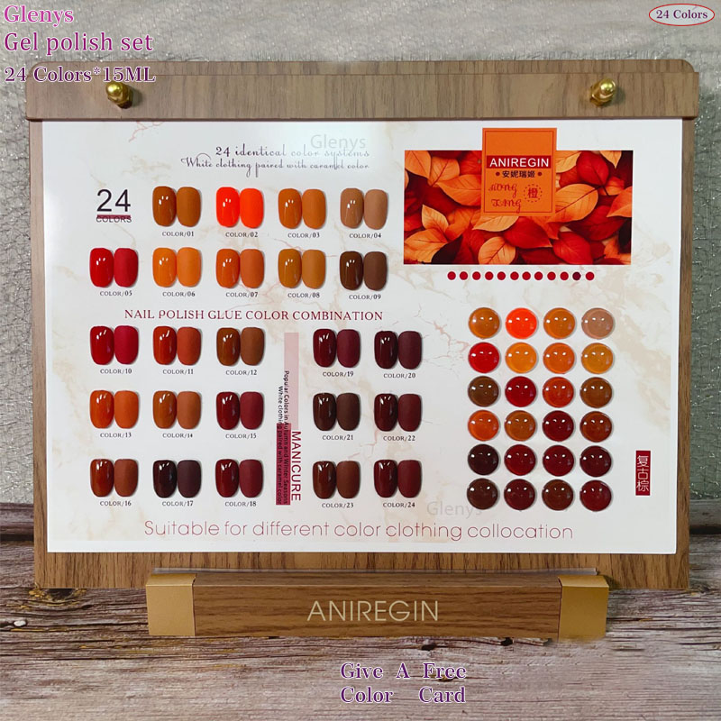 ยาทาเล็บสีน้ำตาลวินเทจ 24 สี ก - Nail Art Vintage บทวิจารณ์และราคา