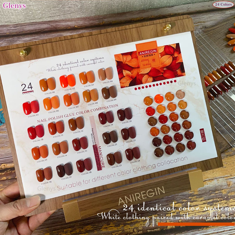 ยาทาเล็บสีน้ำตาลวินเทจ 24 สี ก - Nail Art Vintage บทวิจารณ์และราคา