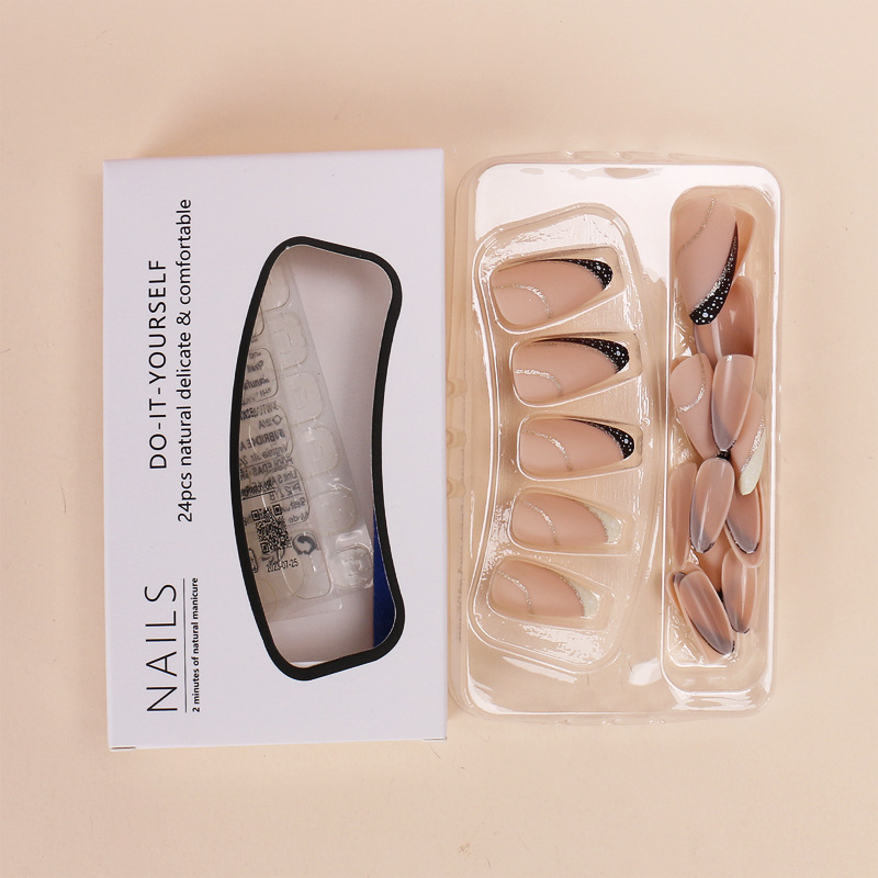 เล็บปลอมสไตล์ฝรั่งเศส 24 ชิ้น  - Nail Art French Nails บทวิจารณ์และราคา