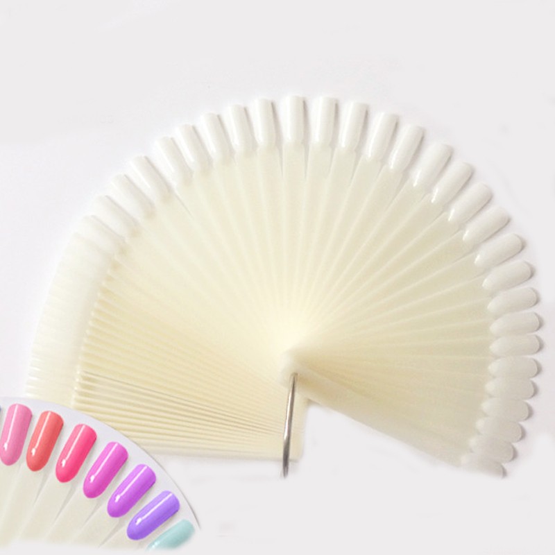4 สี 50 ชิ้นเคล็ดลับเล็บปลอมเล - Nail Art Vector บทวิจารณ์และราคา