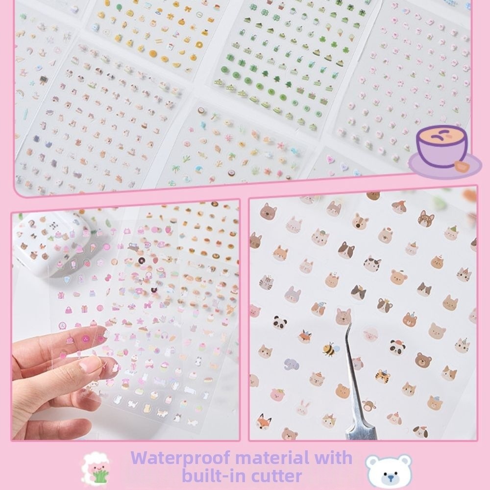 สมุดสติกเกอร์ติดเล็บขนาดเล็กน่ - Nail Art Vintage บทวิจารณ์และราคา