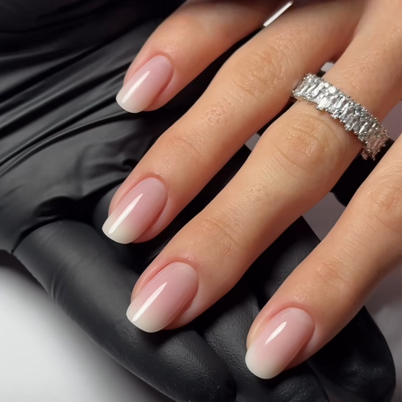 เล็บปลอมแบบกดติด 24 ชิ้น ลายกล - Nail Art Pink บทวิจารณ์และราคา